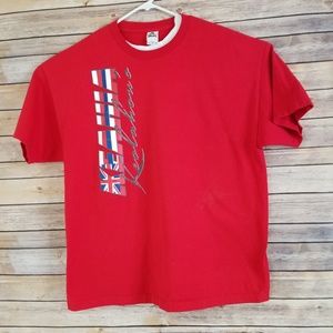 ALL Style Red Hawaii Kahoe Keahia Short Sleeve XXL